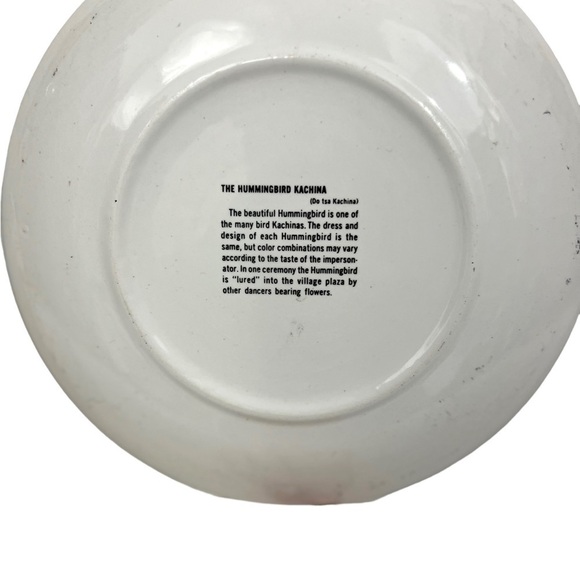 Hummingbird and Antelope Kachina Fine China Decorative Plates - Picture 5 of 8
